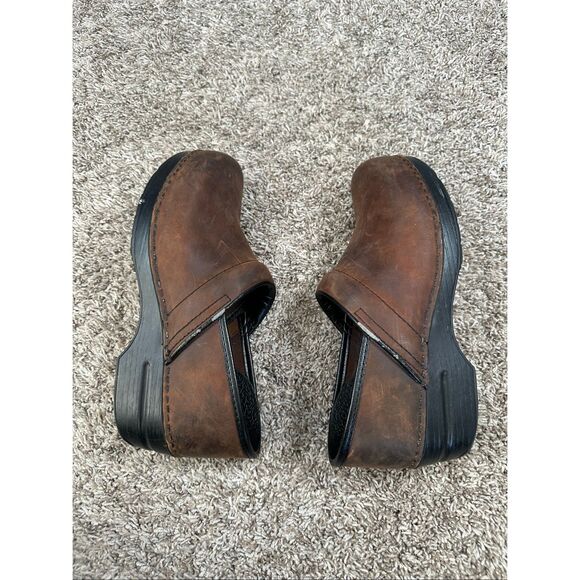 Dansko Professional Leather Clog Brown Slip on Shoes Work Women’s 40 (9-9.5) - Picture 5 of 10